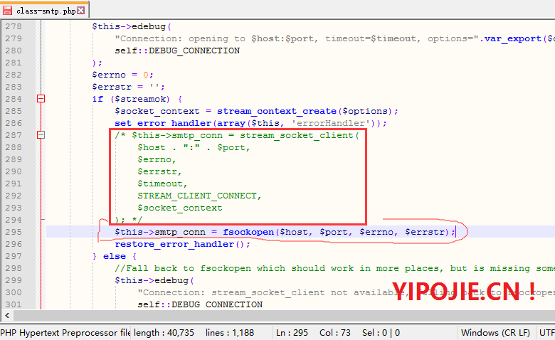 WP Mail SMTP 邮件无法发送 需要手动改一下代码文件