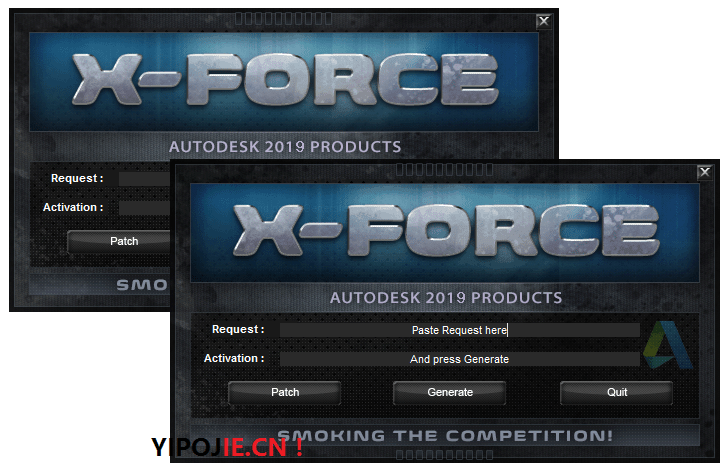 Autodesk AutoCAD KeyGen 2019 X-FORCE,AutoCAD 2019解锁钥匙,AutoCAD 2019 KeyGen, X-FORCE,AutoCAD Products KeyGen 2019 X-FORCE 产品解锁钥匙