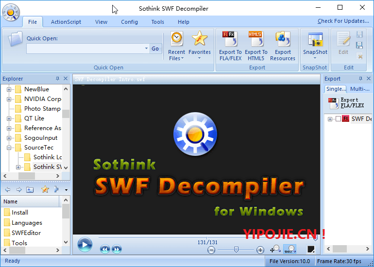 Sothink CracK,Sothink SWF Decompiler,“硕思闪客精灵,Flash,开发工具,Sothink SWF Decompiler 7.4 Build 5320 CracK