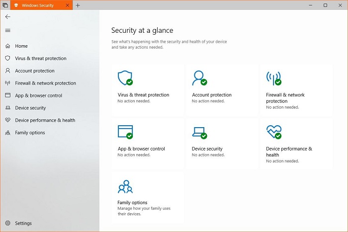 Windows Security,Windows Defender,反病毒扫描,安全中心,Windows 10