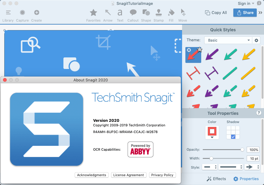 TechSmith Snagit for Mac 2020