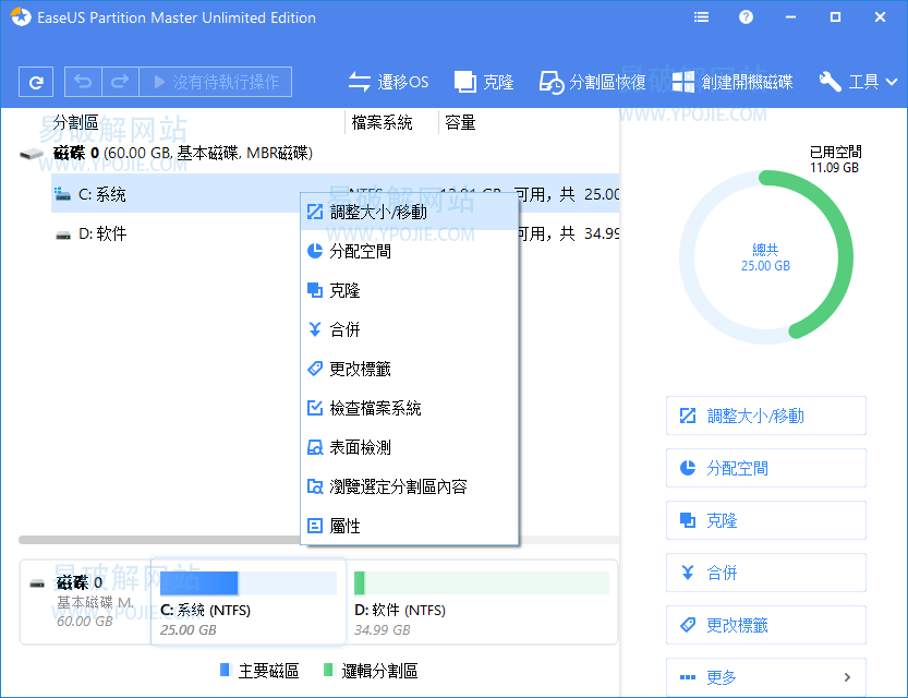 EaseUS Partition Master