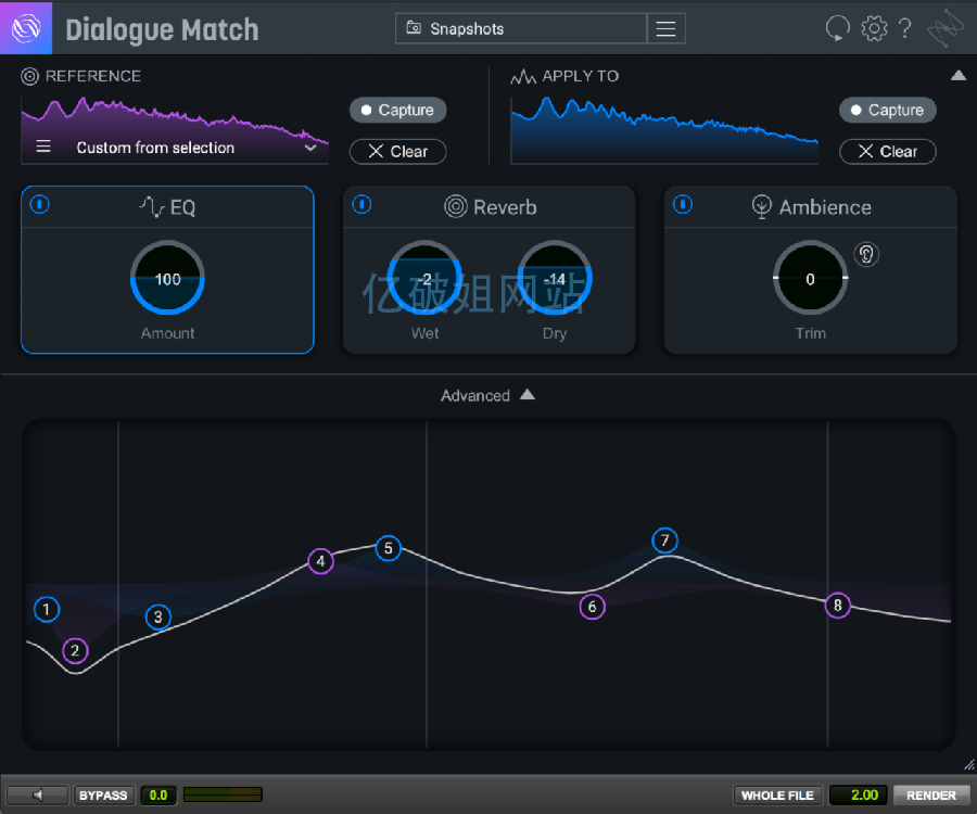 iZotope Dialogue Match