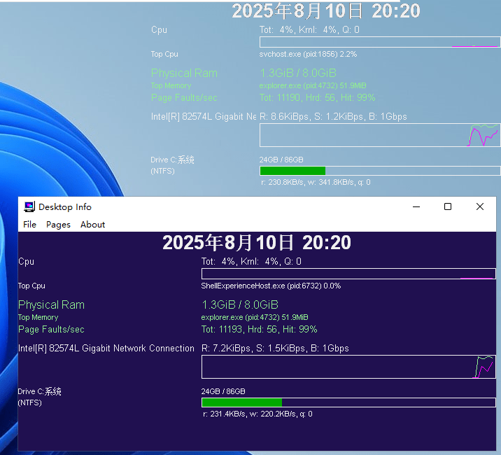 Desktop Info